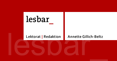 Annette Gillich-Beltz | lesbar.net | Lektorat und Redaktion